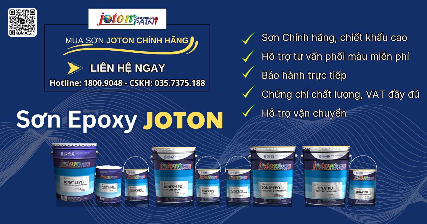 7 bước cơ bản thi công sơn nền JOTON chuẩn kỹ thuật